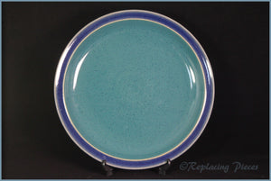 Denby - Harlequin - Dinner Plate (Blue Rim)