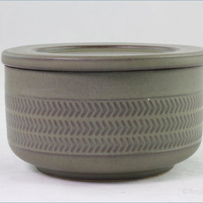 Denby - Chevron - Lidded Butter Dish