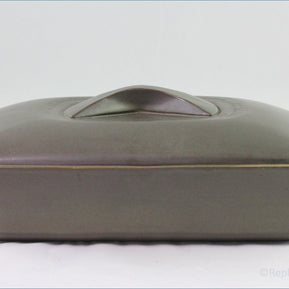 Denby - Chevron - Lidded Oblong Divided Roaster