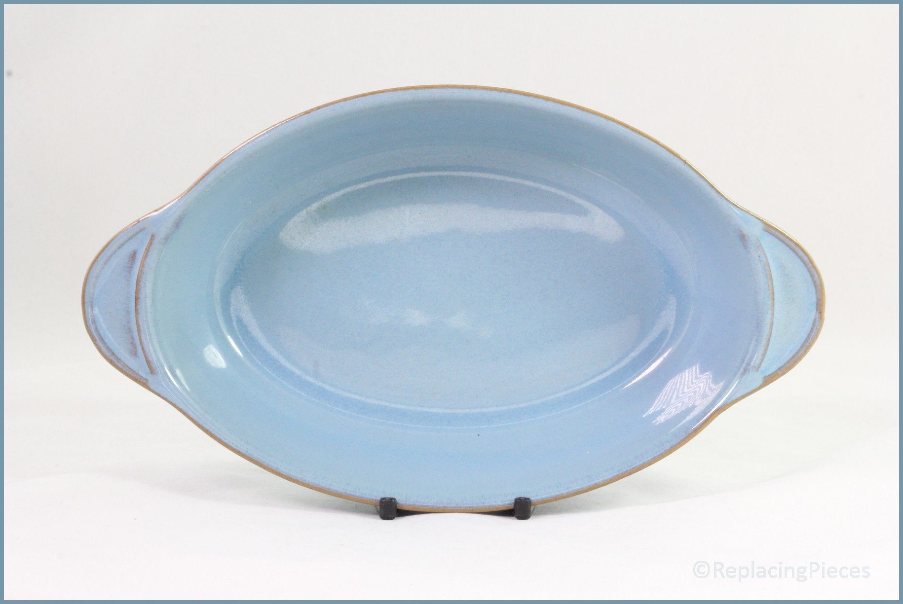 Denby - Colonial Blue - Entree Dish (Round Handles)