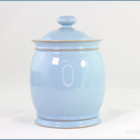 Denby - Colonial Blue - Storage Jar (Barrel Shape - No Seal)