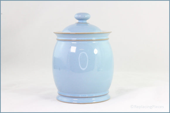 Denby - Colonial Blue - Storage Jar (Barrel Shape - No Seal)