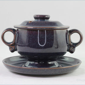 Denby - Falstaff - Lidded Soup Bowl With Saucer