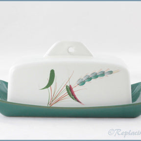 Denby - Greenwheat - Lidded Cheese Dish