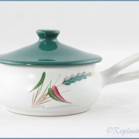 Denby - Greenwheat - Lidded Soup Bowl (One Handle)