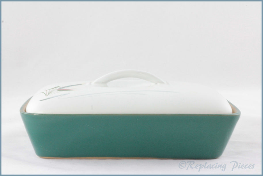 Denby - Greenwheat - Oblong Lidded Roaster