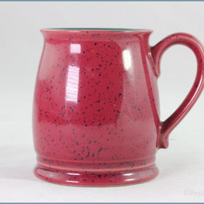 Denby - Harlequin - Mug (Tudor Shape - Green Inside, Red Outside)