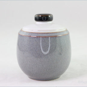Denby - Jet - Lidded Sugar Bowl (Grey)