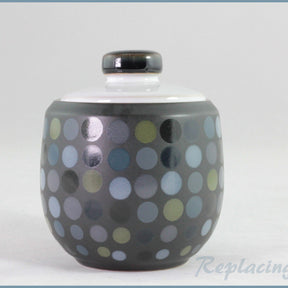 Denby - Jet - Lidded Sugar Bowl (Dots)