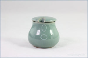 Denby - Manor Green - Mustard Pot