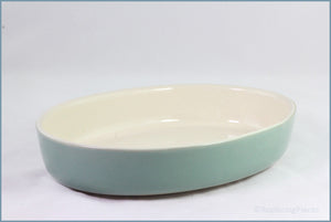 Denby - Manor Green - 11 1/2" Oval Roaster