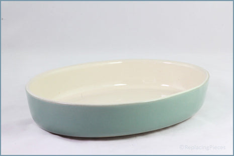 Denby - Manor Green - 11 1/2" Oval Roaster
