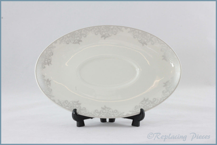 Denby - Monsoon (Filigree Silver) - Gravy Boat Stand