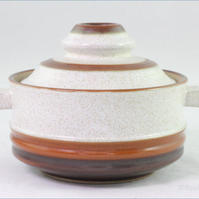 Denby - Potters Wheel (Tan) - Lidded Soup Bowl