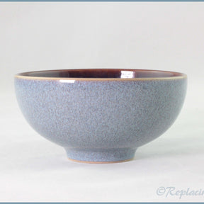Denby - Storm - Rice Bowl (Plum Interior)