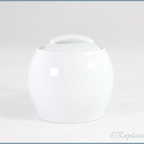 Denby - White - Lidded Sugar Bowl