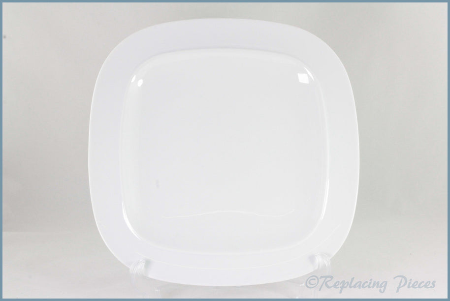 Denby - White Square - 9 1/2" Salad Plate