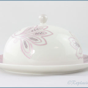 Denby - Monsoon (Chantilly) - Lidded Butter Dish