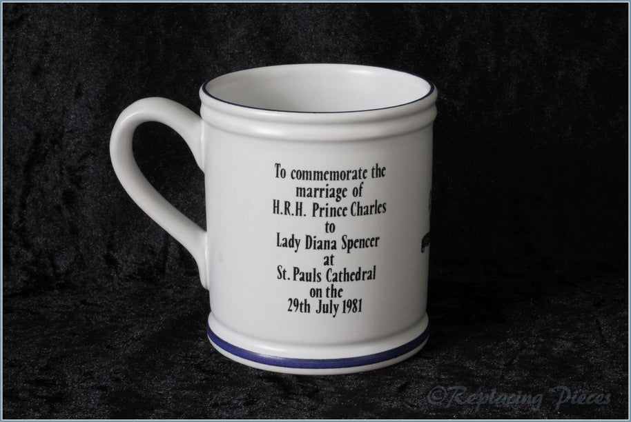 Denby - Commemorative Mug - Charles & Di