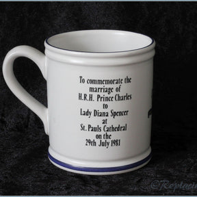 Denby - Commemorative Mug - Charles & Di