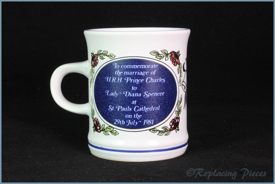 Denby - Commemorative Mug - Charles & Di