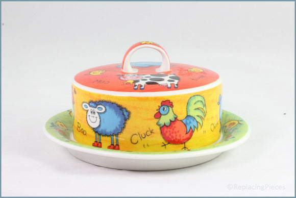 Dunoon - Funky Farm - Lidded Butter Dish