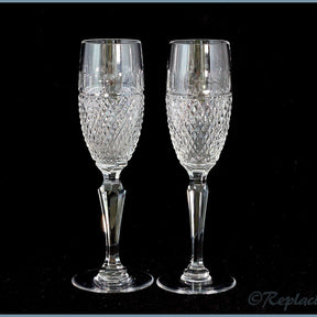 (DU1) Dartington - Hall Collection - Pair Of Champagne Flutes