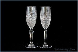 (DU1) Dartington - Hall Collection - Pair Of Champagne Flutes