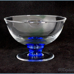 Denby - Imperial Blue - Glass Dessert Bowl