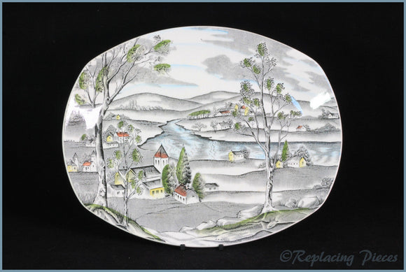 Midwinter - Happy Valley - Oval Platter