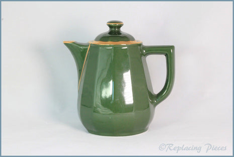 Apilco - Bistro (Green & Gold) - 1 3/4 Pint Coffee Pot