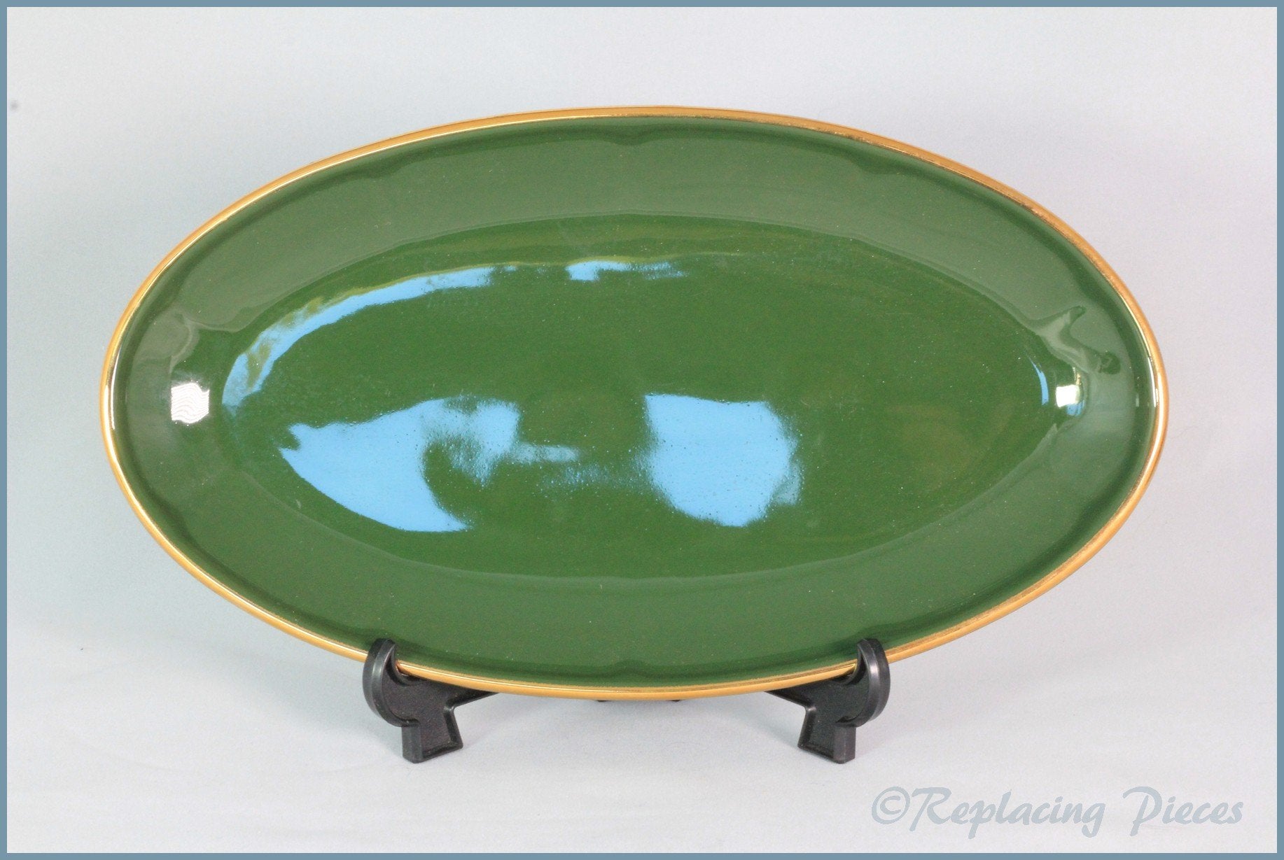 Apilco - Bistro (Green & Gold) - Cruet Stand