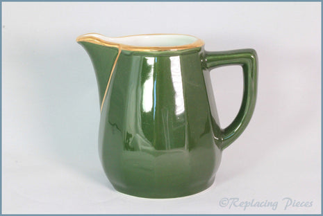 Apilco - Bistro (Green & Gold) - 1/2 Pint Milk Jug