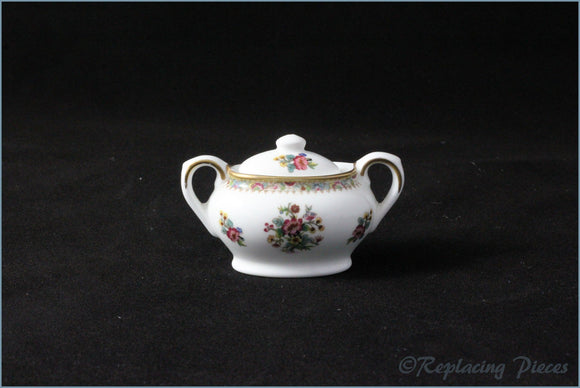 Coalport - Ming Rose - Miniature Lidded Sugar Bowl