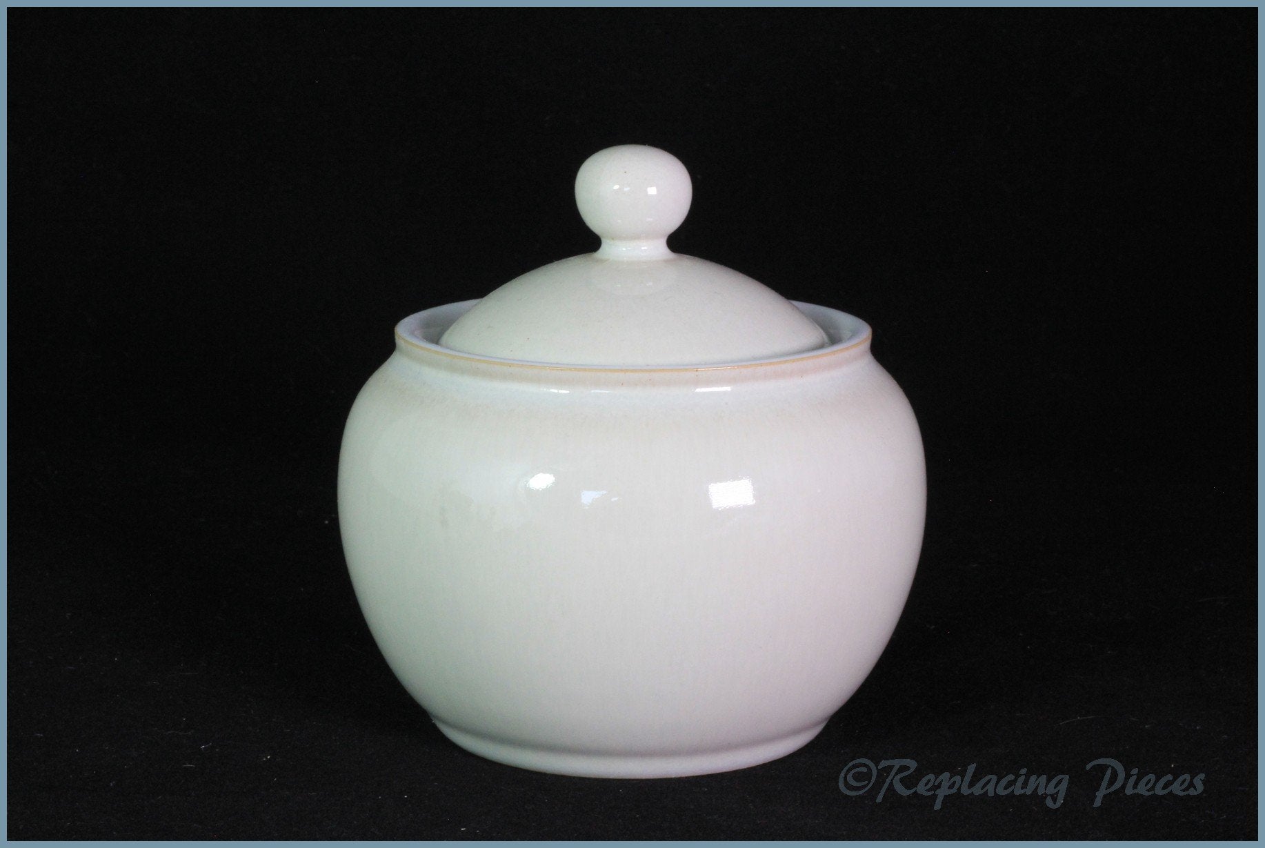 Denby - Linen - Lidded Sugar Bowl