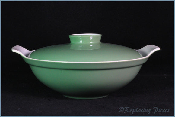 Poole - New Forest Green - Lidded Vegetable Dish