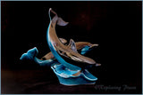 Poole - Pair Of Dolphins Figurine (Large)