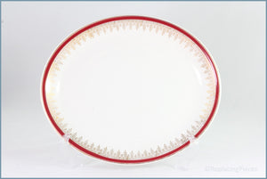 Myott - Royalty (Red) - 11" Oval Platter