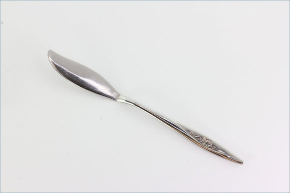 Oneida - Lasting Rose - Butter Knife (Flat Blade)