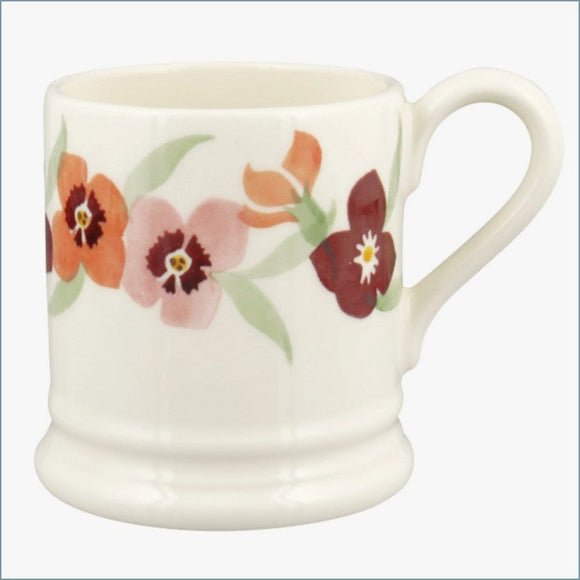 Emma Bridgewater - Pink Wallflower - 1/2 Pint Mug
