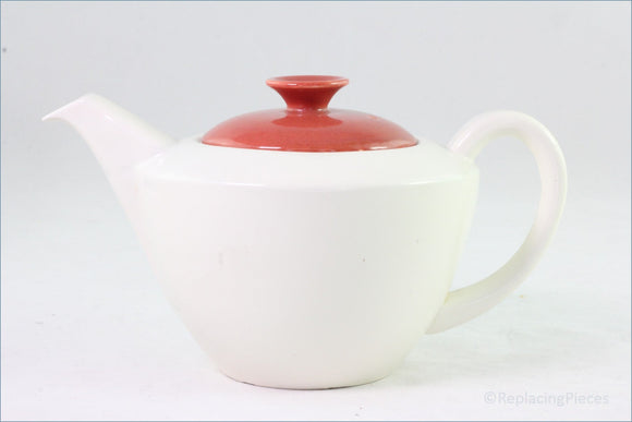 Poole - Red Indian & Magnolia - 1 Pint Teapot