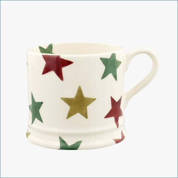 Emma Bridgewater - Reg, Green And Gold Star - Small Mug