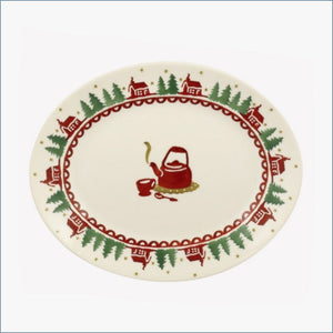 Emma Bridgewater - Christmas Cabin - Small Oval Platter