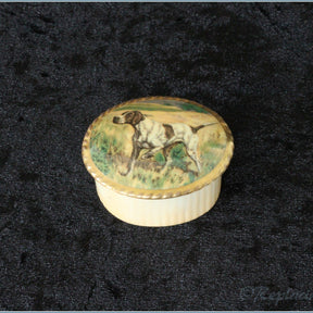 Aynsley - Miniature Lidded Box - Pointer