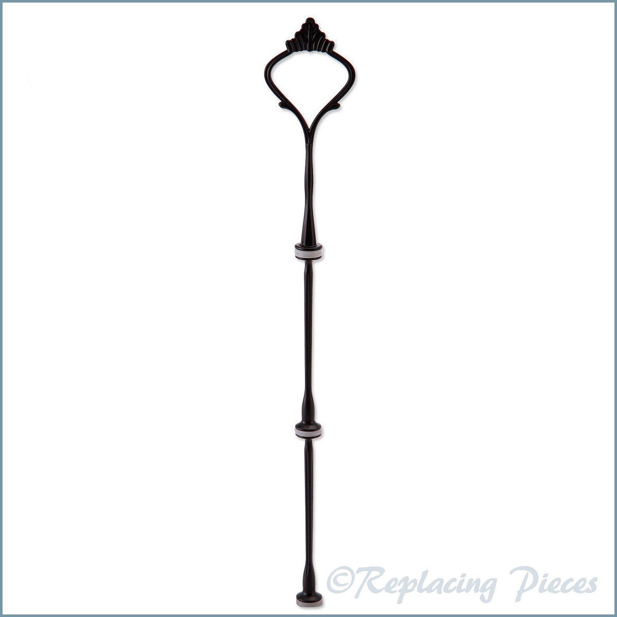 3 Tier - Ornate Handle Cake Stand Kit - Black