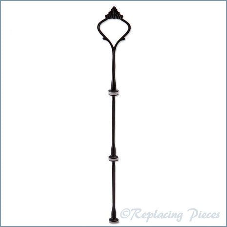 3 Tier - Ornate Handle Cake Stand Kit - Black