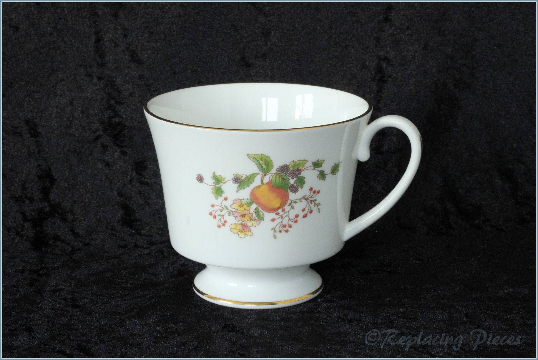 Coalport - Wenlock Fruit (Gold Edge) - Breakfast Cup