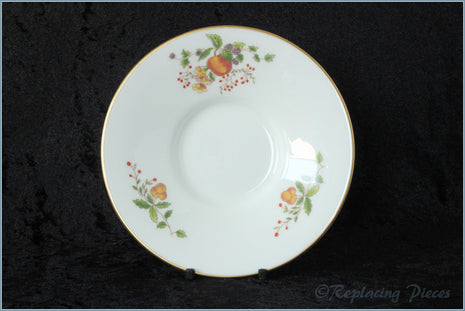 Coalport - Wenlock Fruit (Gold Edge) - Breakfast Saucer