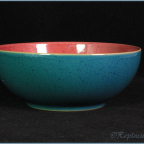 Denby - Harlequin - Cereal Bowl (Red Interior - Green Exterior)