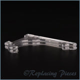 Clear Plate Stand - 7"